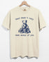 Ivory color hanger shirt with 'That Wasn't Very Cash Money Of You' graphic design